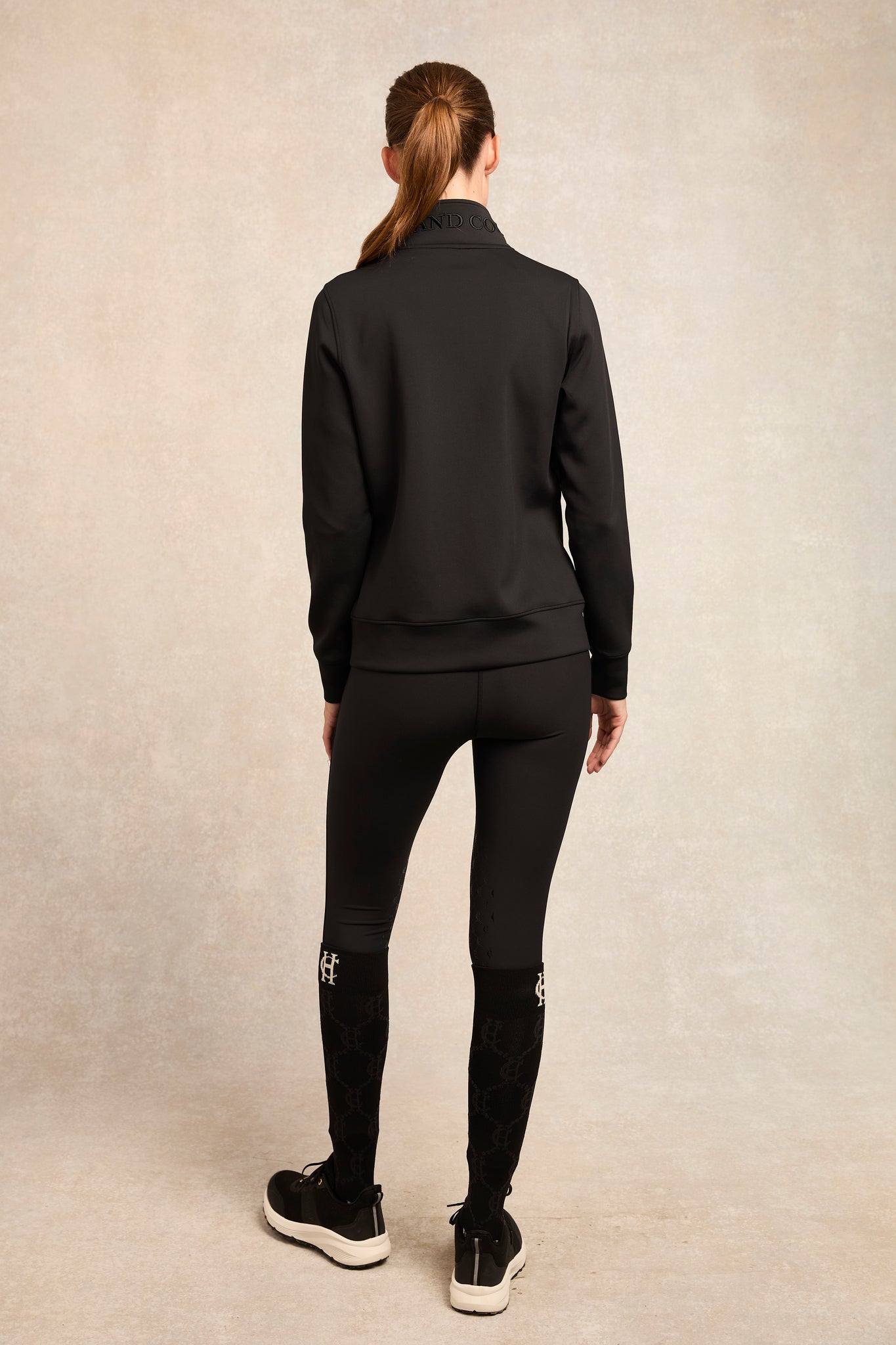 Training Zip Through Sweat (Black)