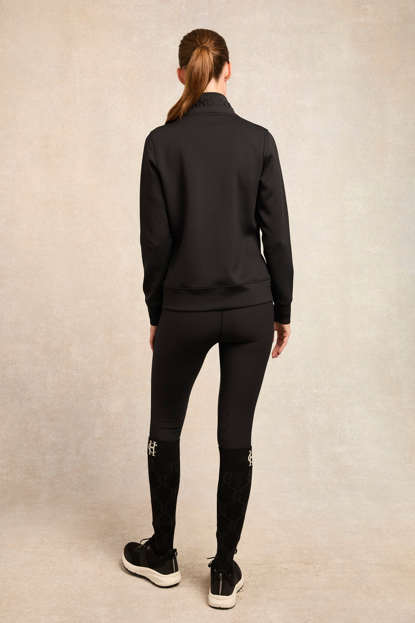 Training Zip Through Sweat (Black)