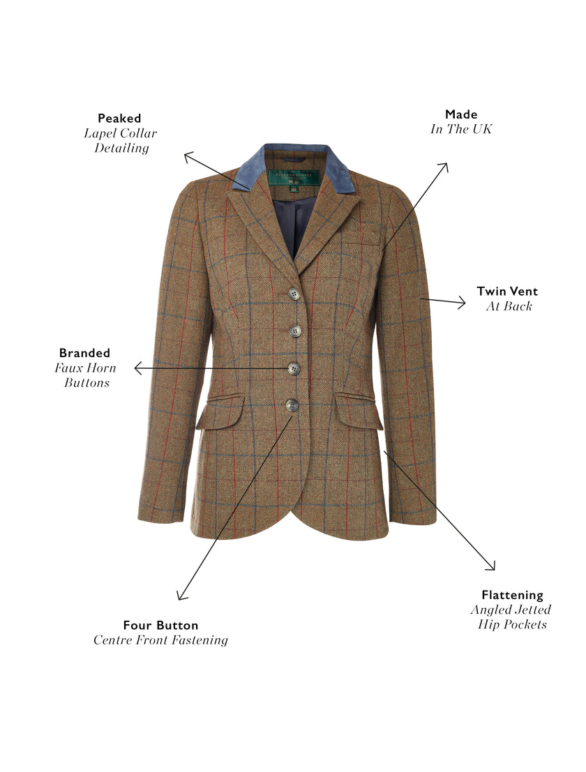 Tweed Riding Jacket (Glen Green)