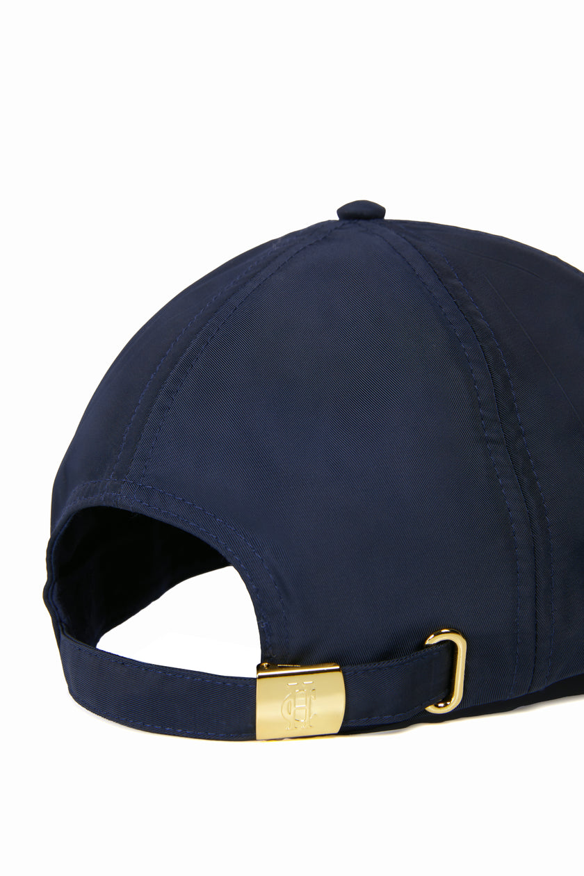 Burghley Equestrian Cap (Ink Navy Monogram)