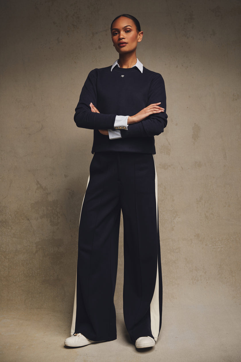 Wide Leg Pant (Ink Navy)