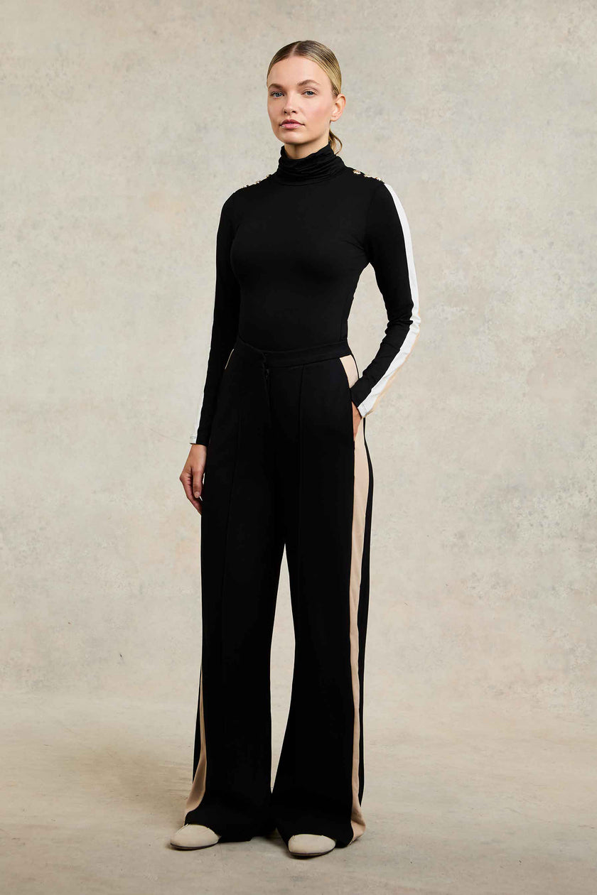 Wide Leg Pant (Black)