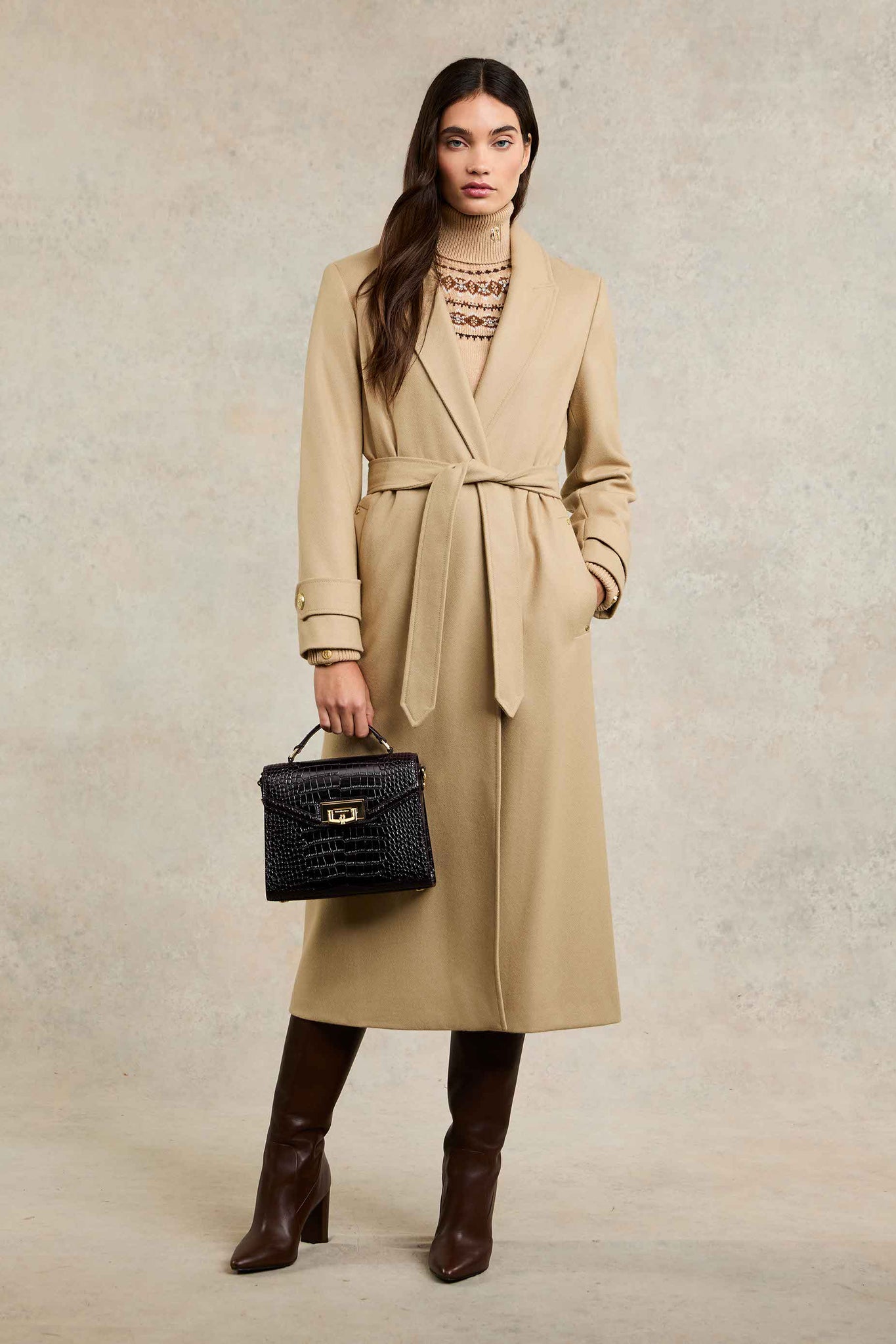 Wrap Coat (Camel)