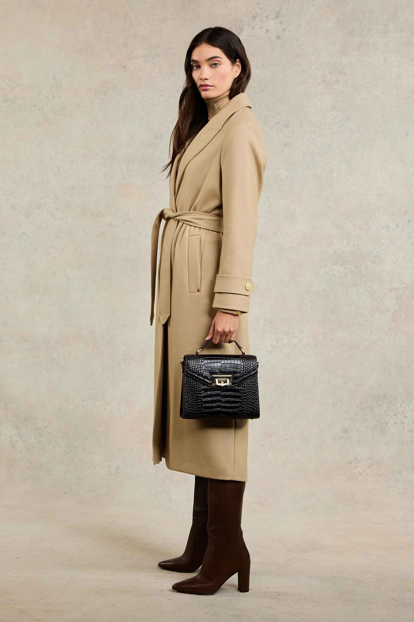 Wrap Coat (Camel)