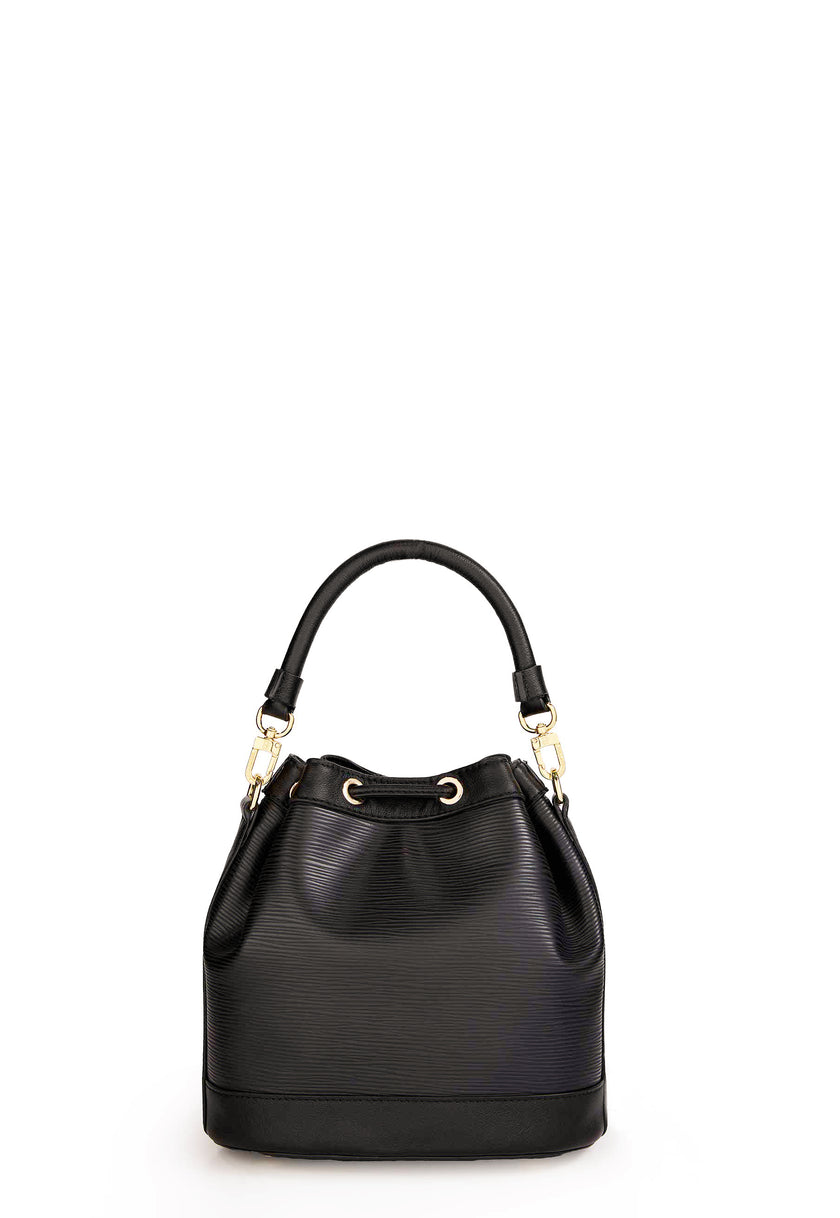 Abbot Bucket Bag (Textured Black)