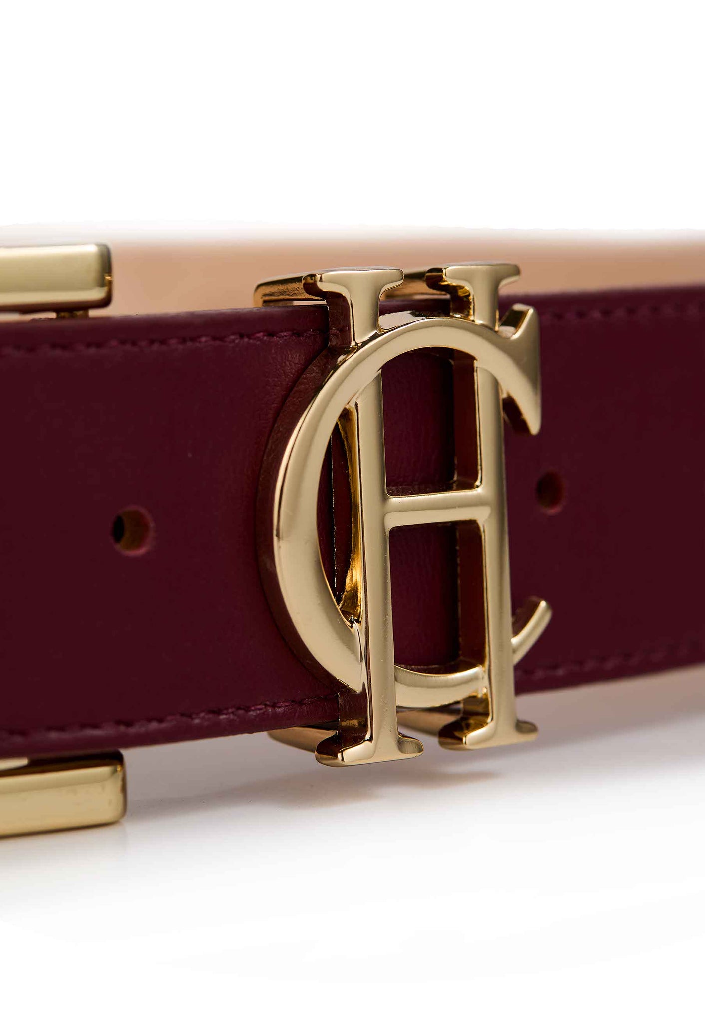 HC Classic Logo Belt (Oxblood)