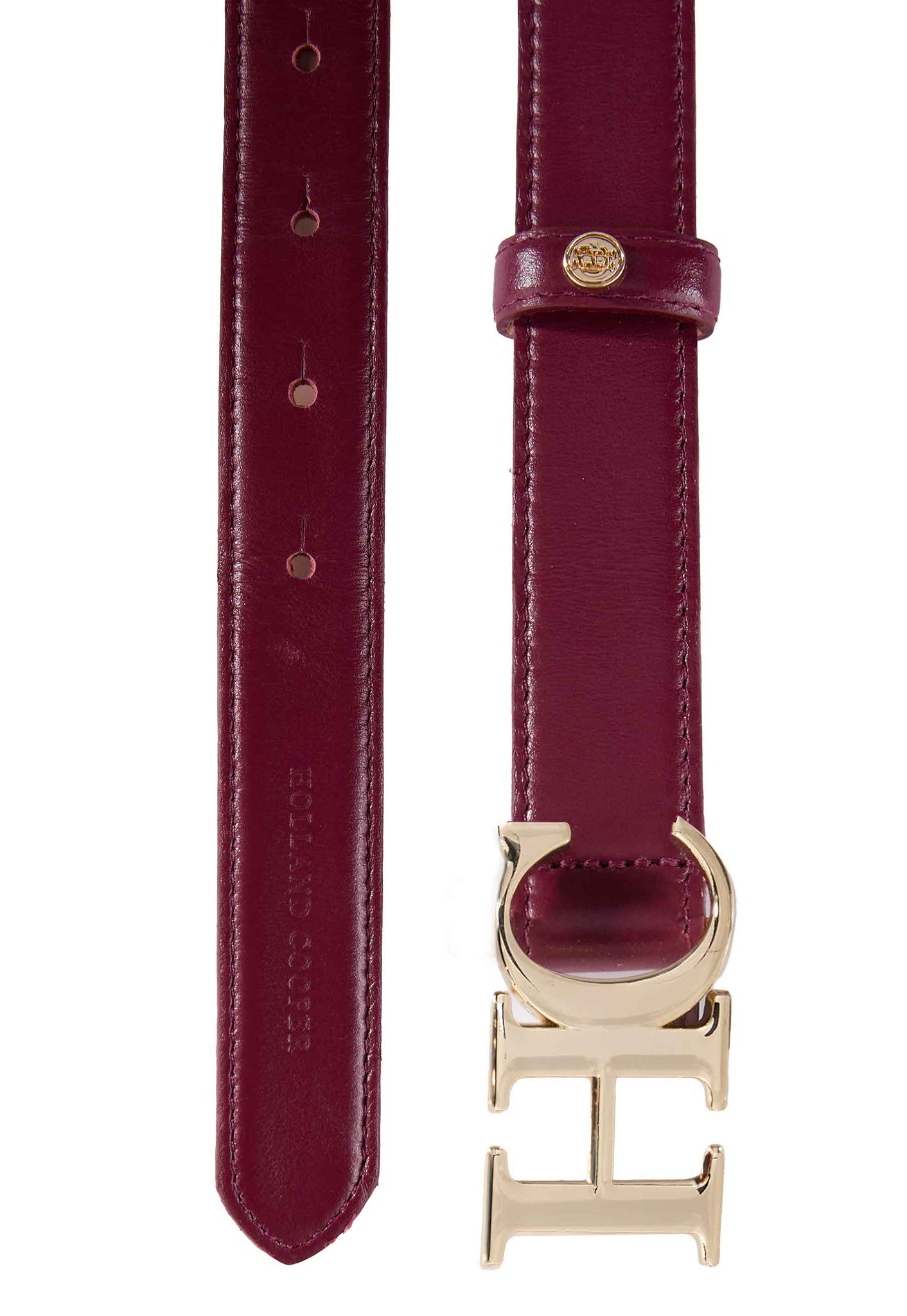 Atelier Slim Belt (Oxblood)