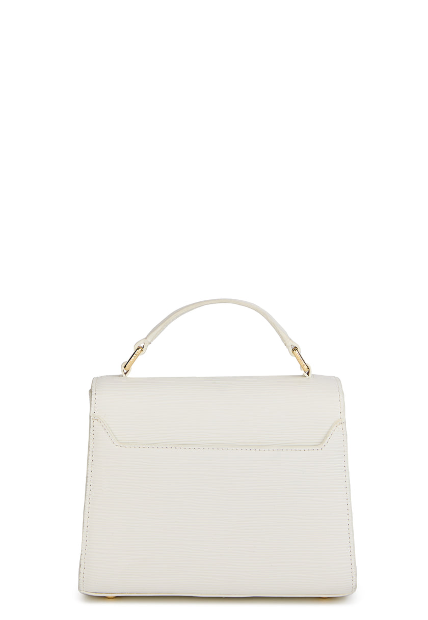 Mini Cheltenham Bag (White Textured)