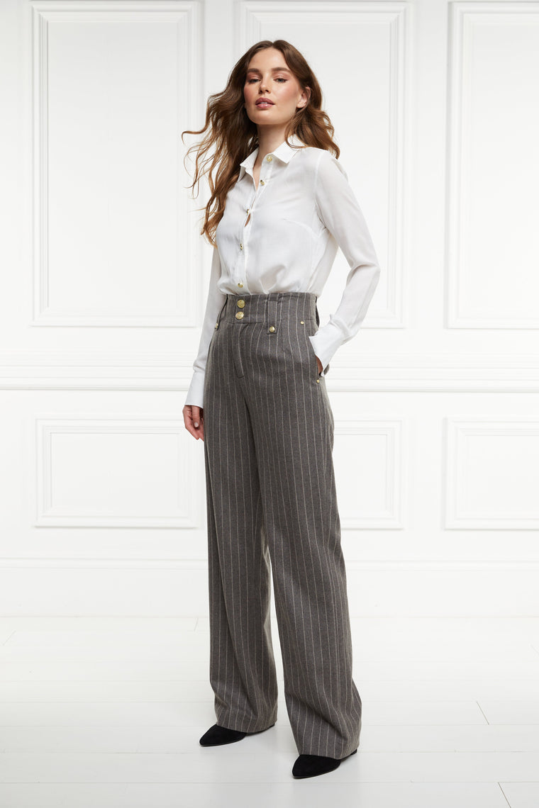 The Soft Grey Pinstripe Suit