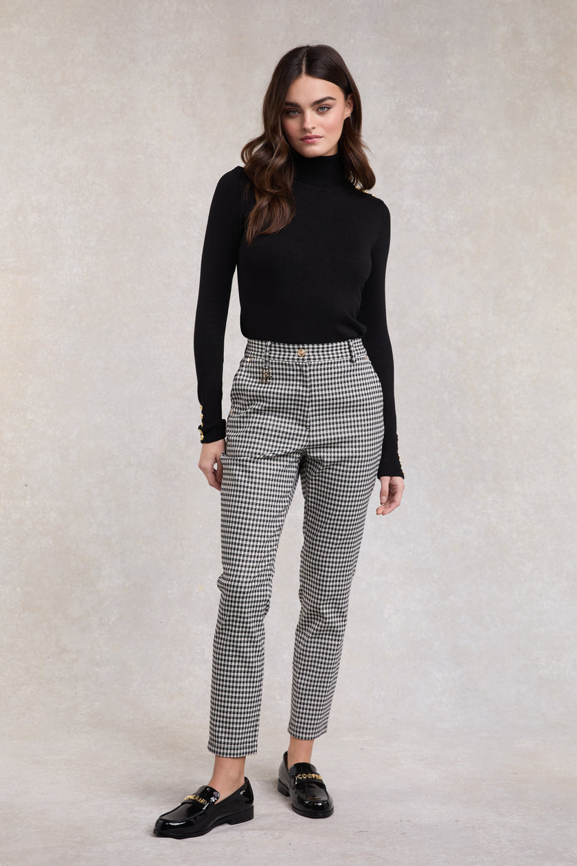 Charlton Trousers (Houndstooth Gold)