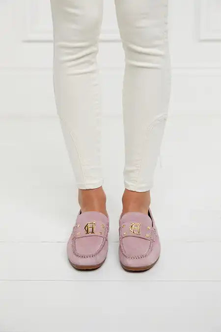 The Driving Loafer (Soft Pink Suede)