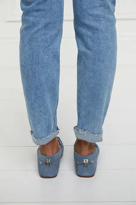 The Driving Loafer (Soft Blue)