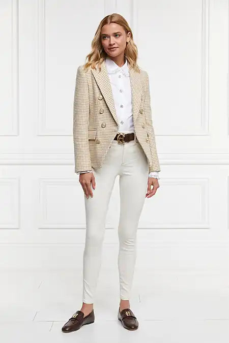 Knightsbridge Blazer (Camel Puppy Tooth)