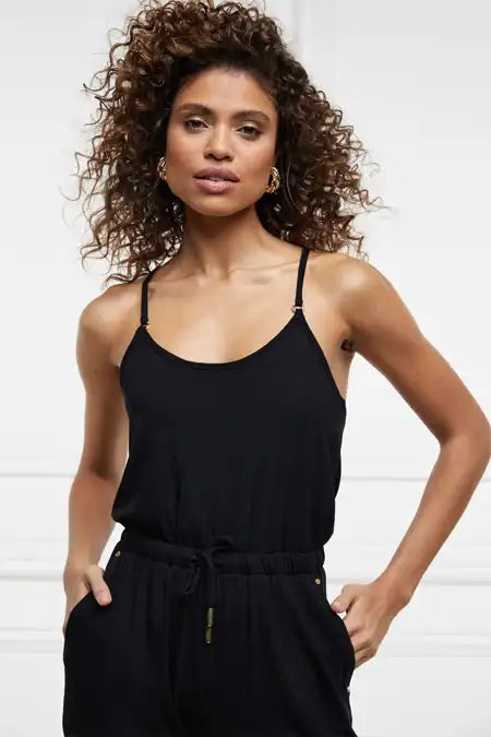 Iconic Jersey Jumpsuit (Black)