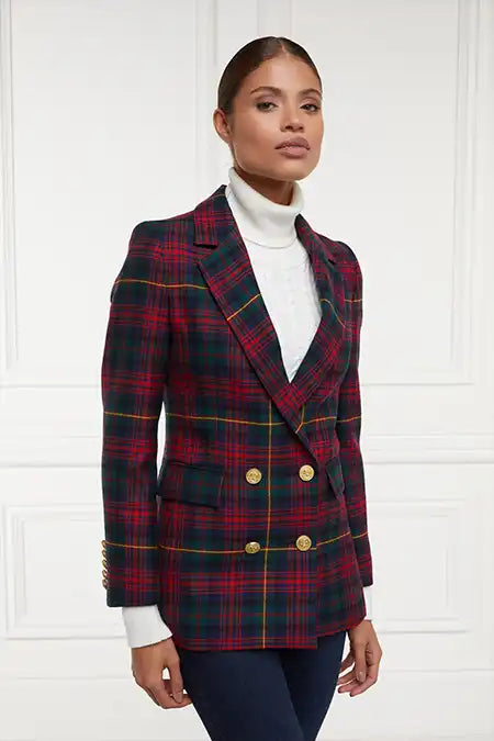 Double Breasted Blazer (Logan Tartan)