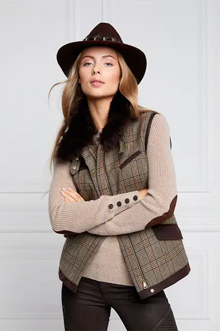 Aviator Gilet (Bourbon Tweed)