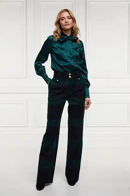 Penny Jacquard Shirt (Emerald)