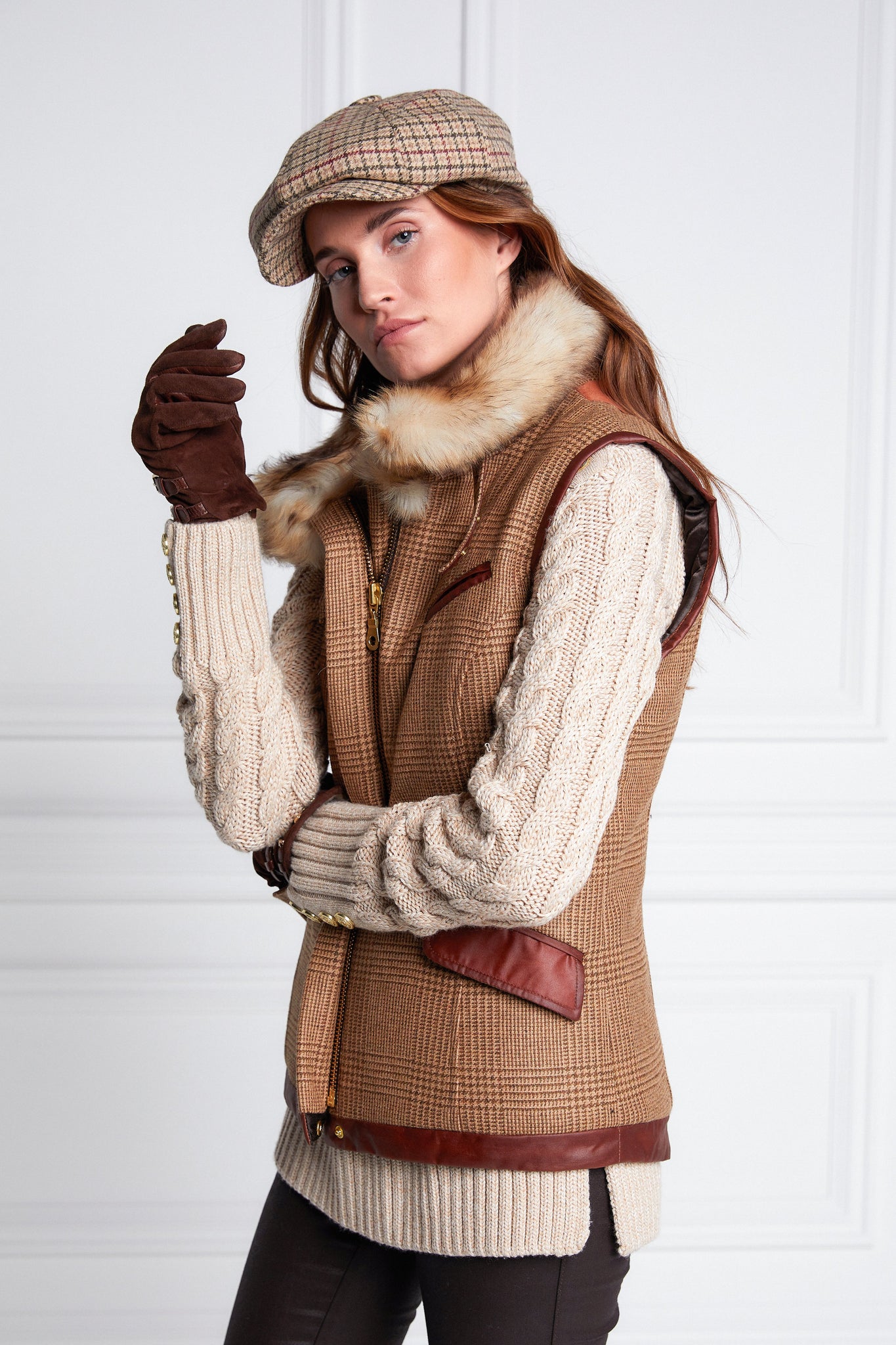 Aviator Gilet (Tawny)