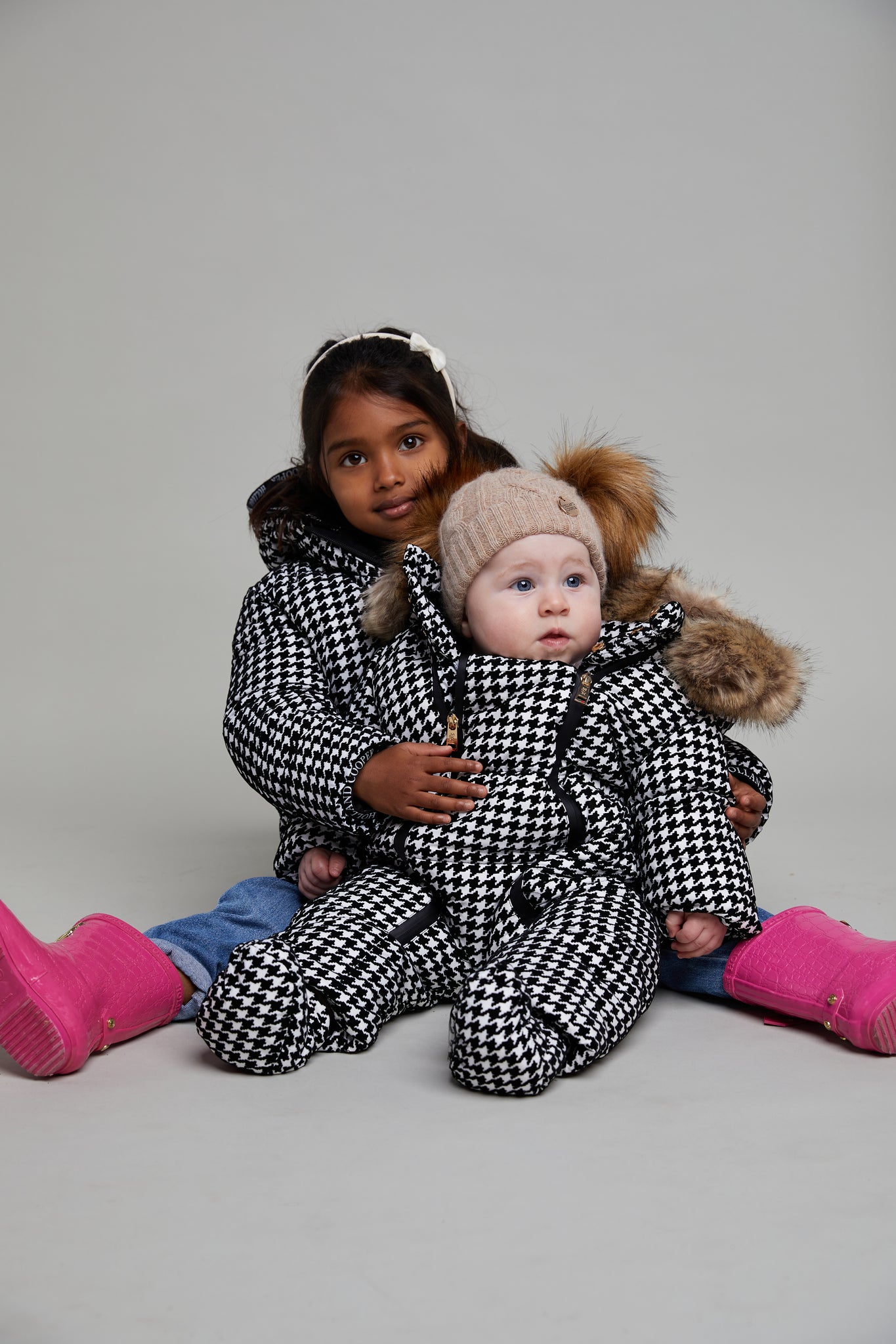 Baby Snowsuit (Houndstooth)