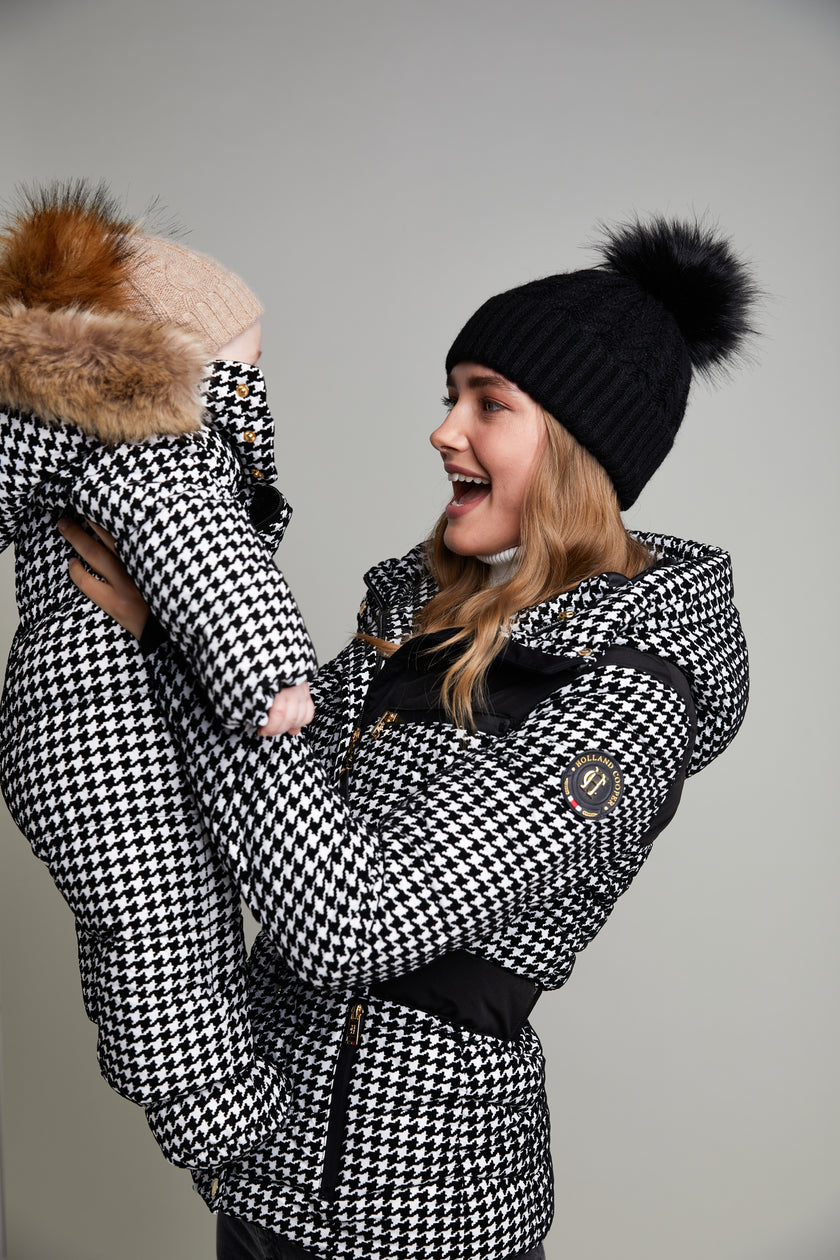 Mini Me - Houndstooth Snowsuit