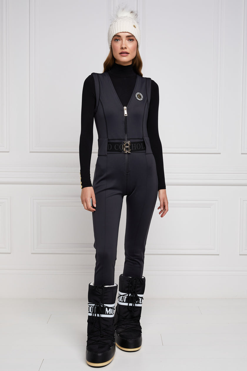 Sleeveless Ski Suit (Black)