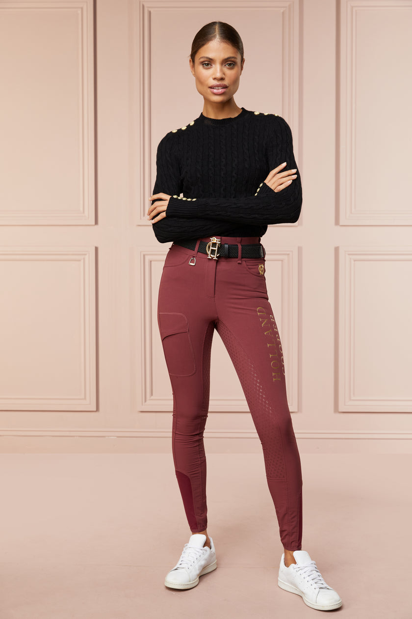 Ascot Breeches (Burgundy)