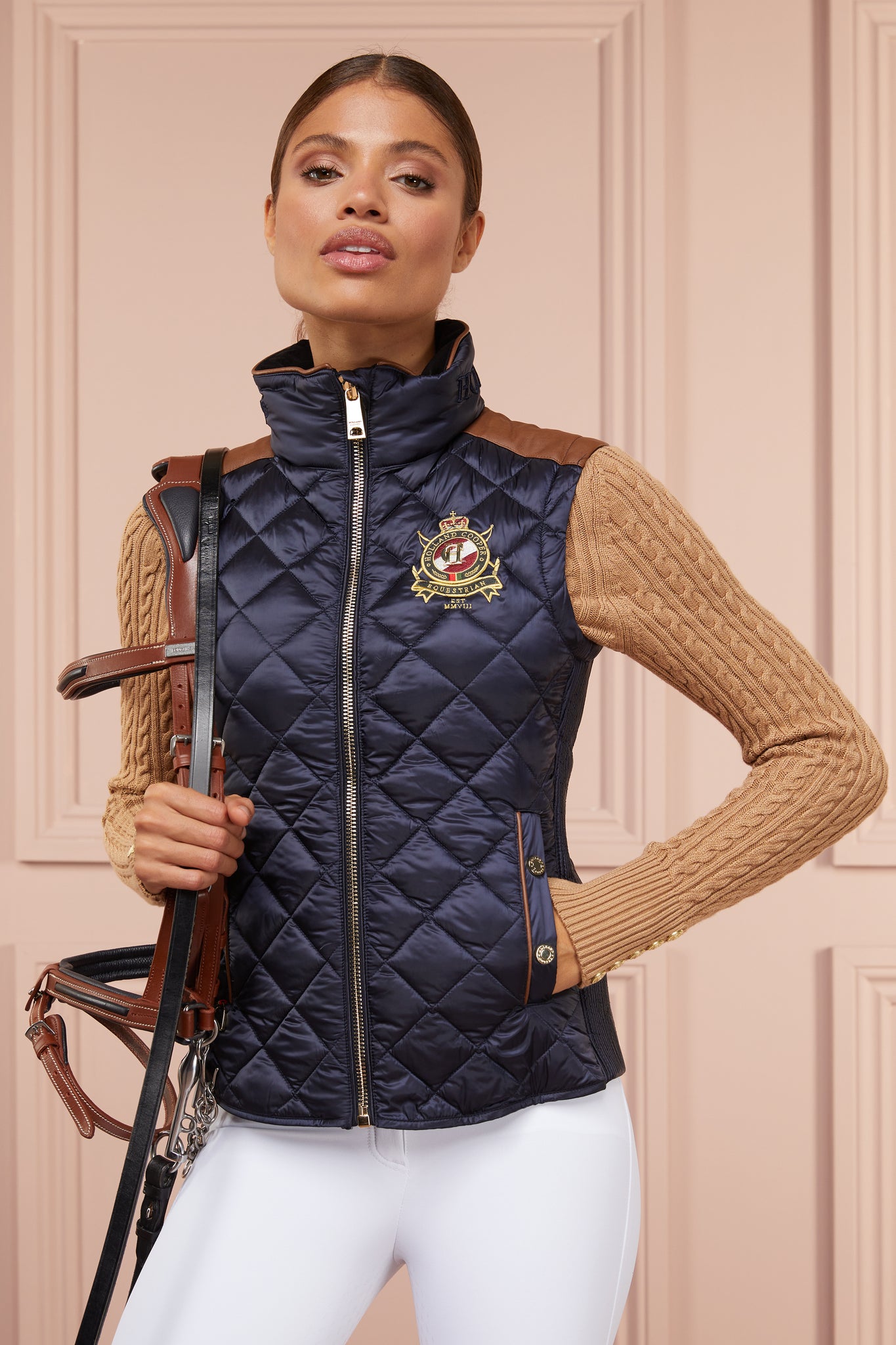 Diamond Quilt Classic Gilet (Ink Navy)