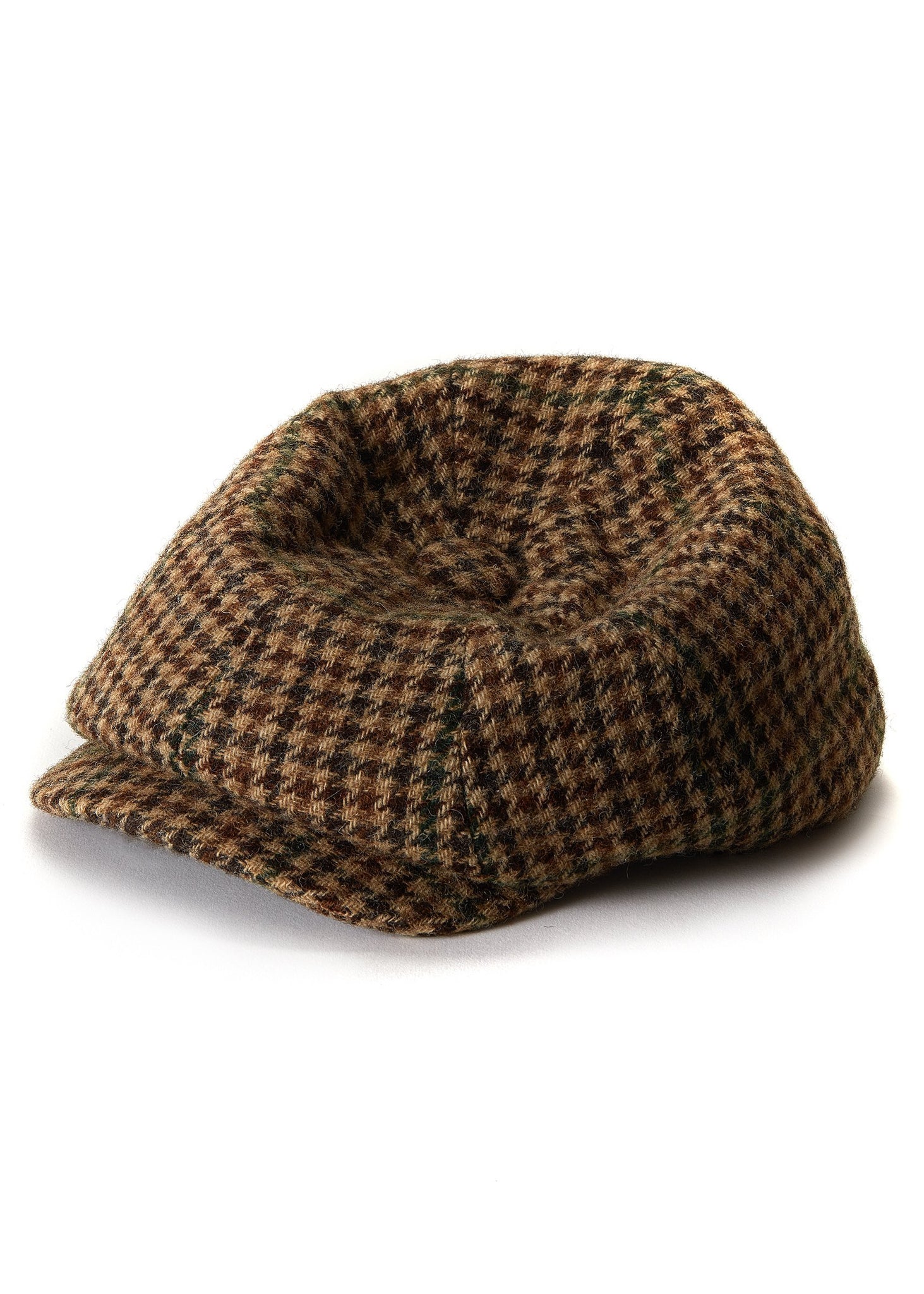 Baker Boy Cap (Hailes Green Tweed)