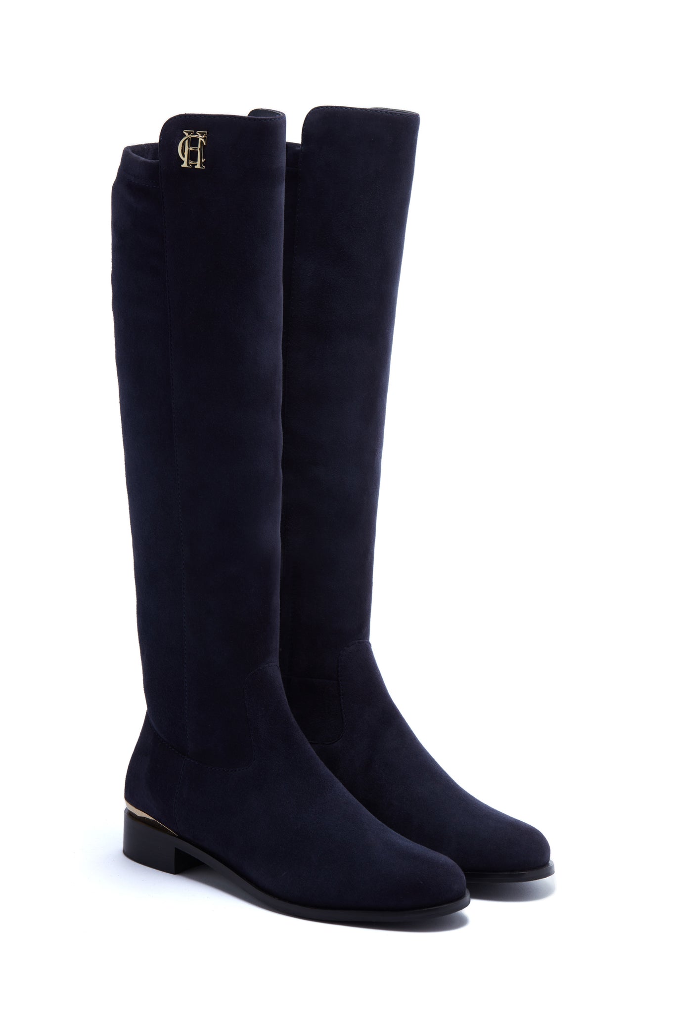 Albany Knee Boot (Ink Navy Suede)