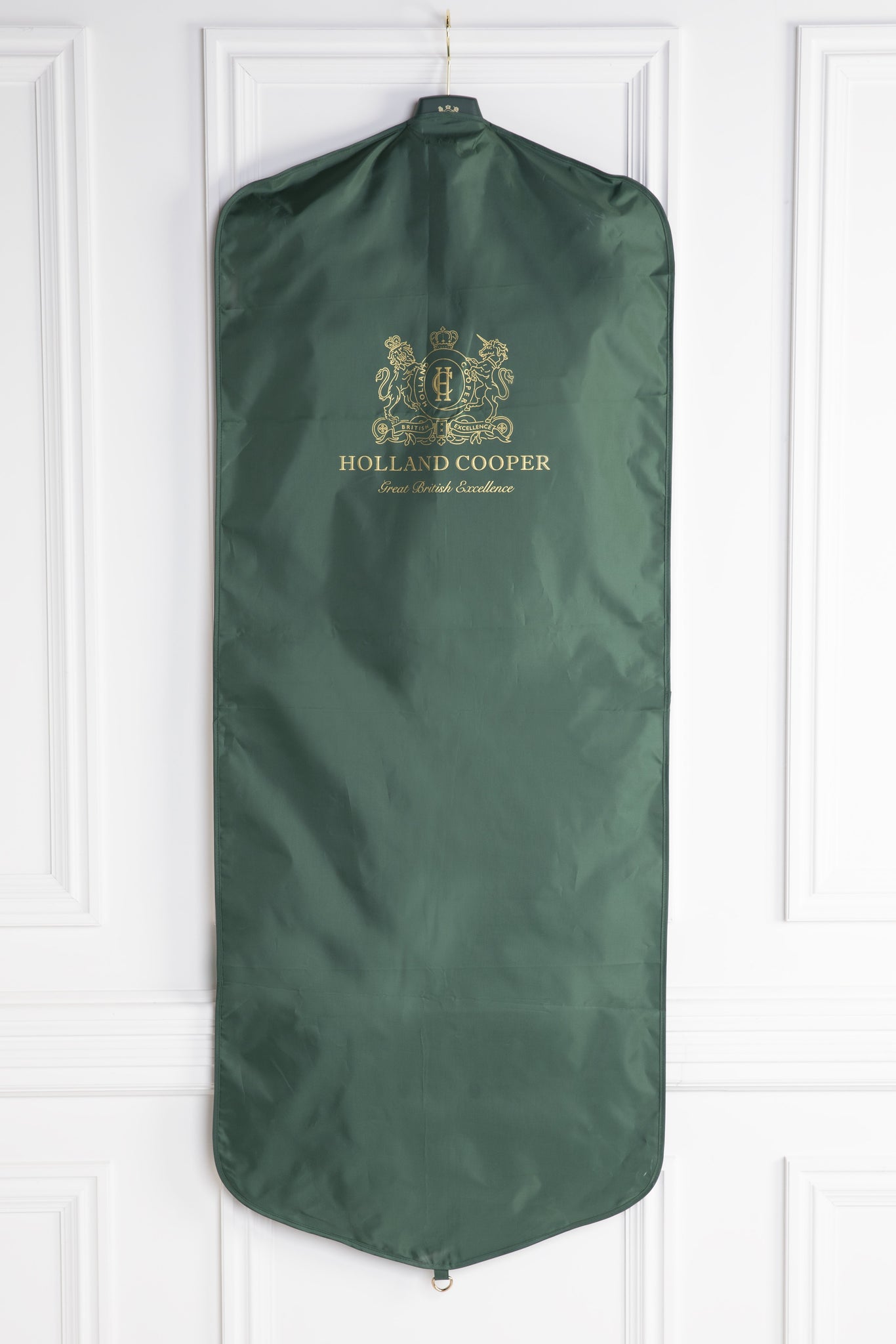 Holland Cooper green garment bag