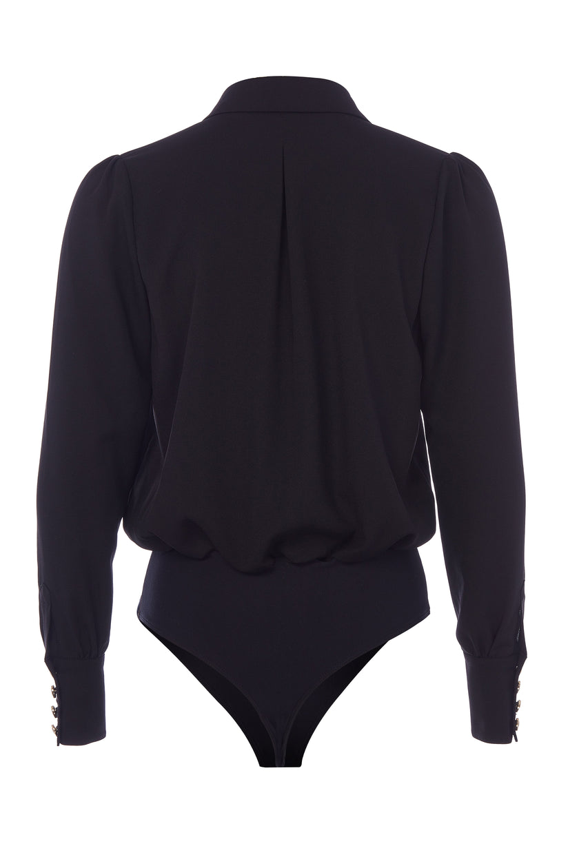 Shirt Bodysuit (Black)