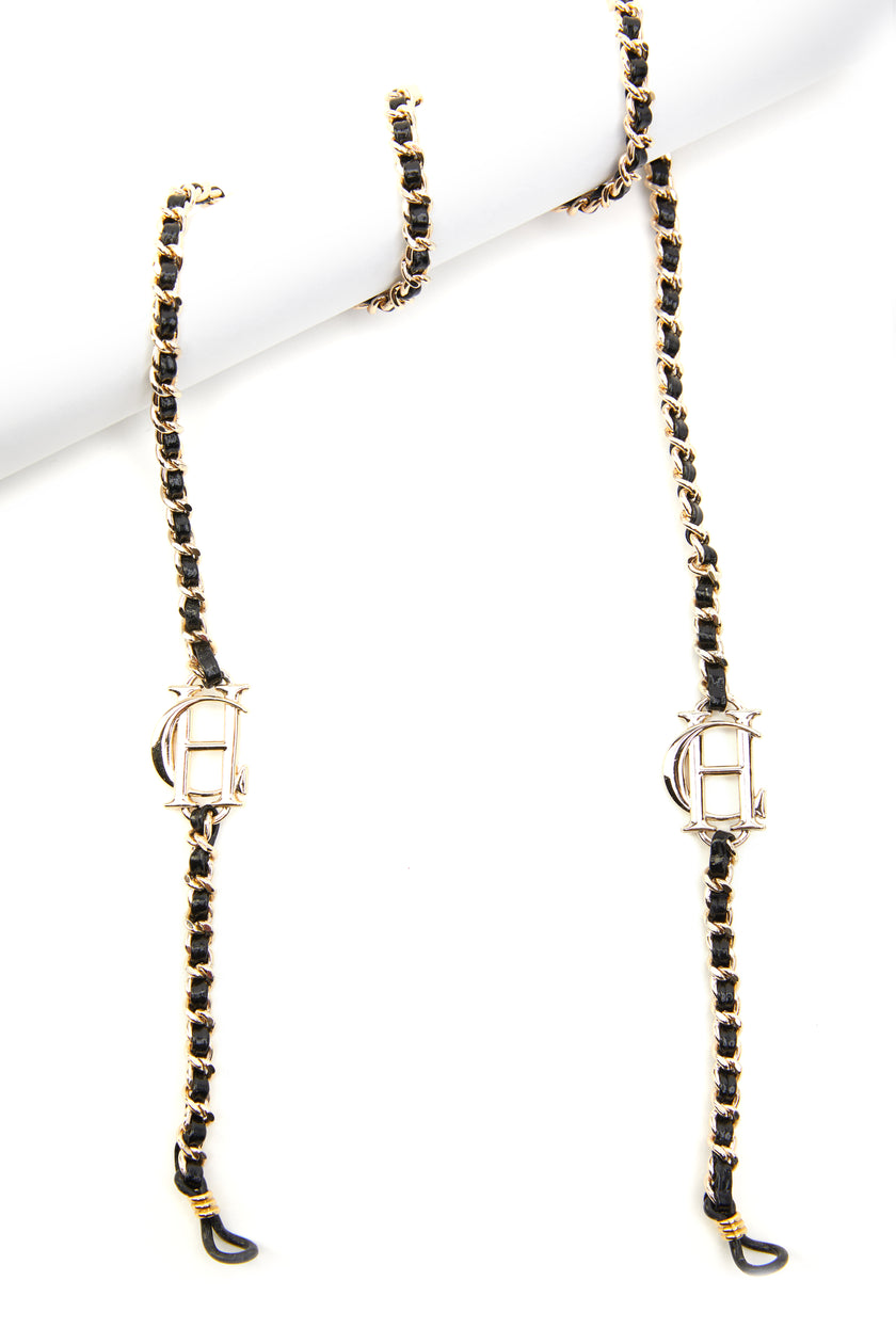 Milan Glasses Chain (Black Gold)