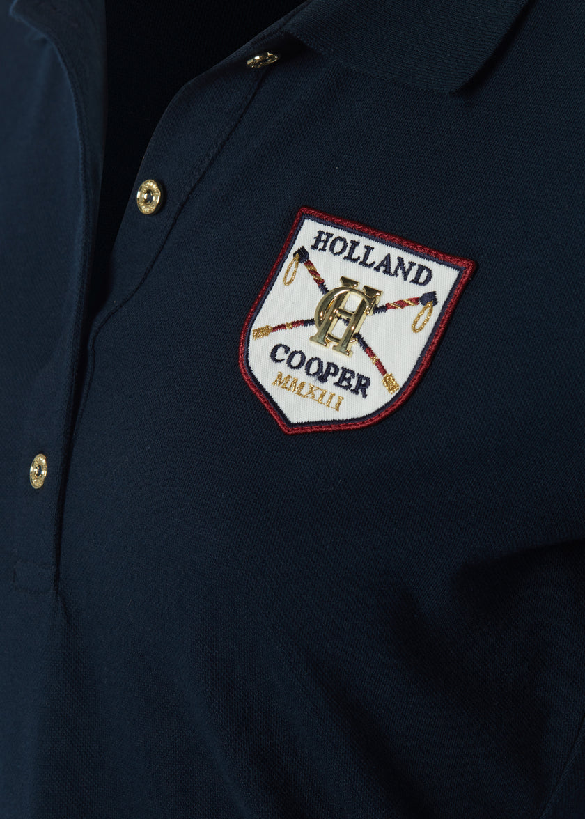 Classic Long Sleeve Polo Shirt (Ink Navy)