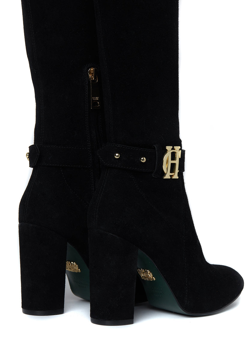 Sloane Over The Knee Boot (Black)