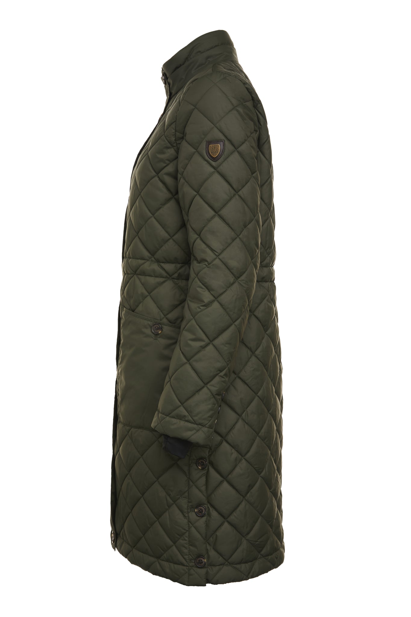 Painswick Quilted Coat (Twilight Khaki)