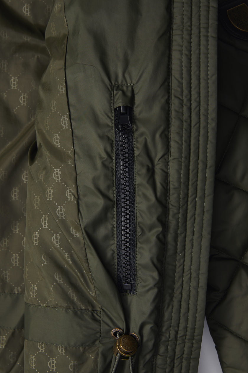 Painswick Quilted Coat (Twilight Khaki)