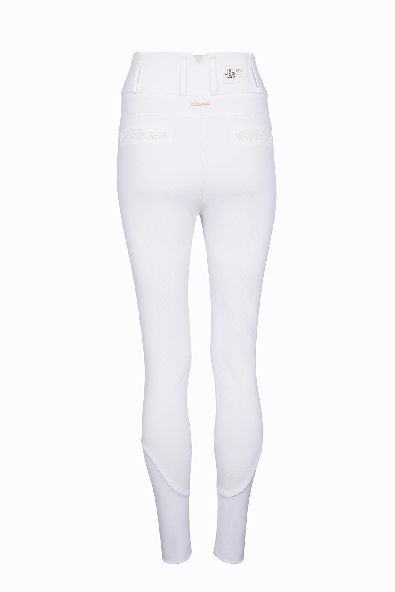 Premium Competition High Rise Breeches (White)