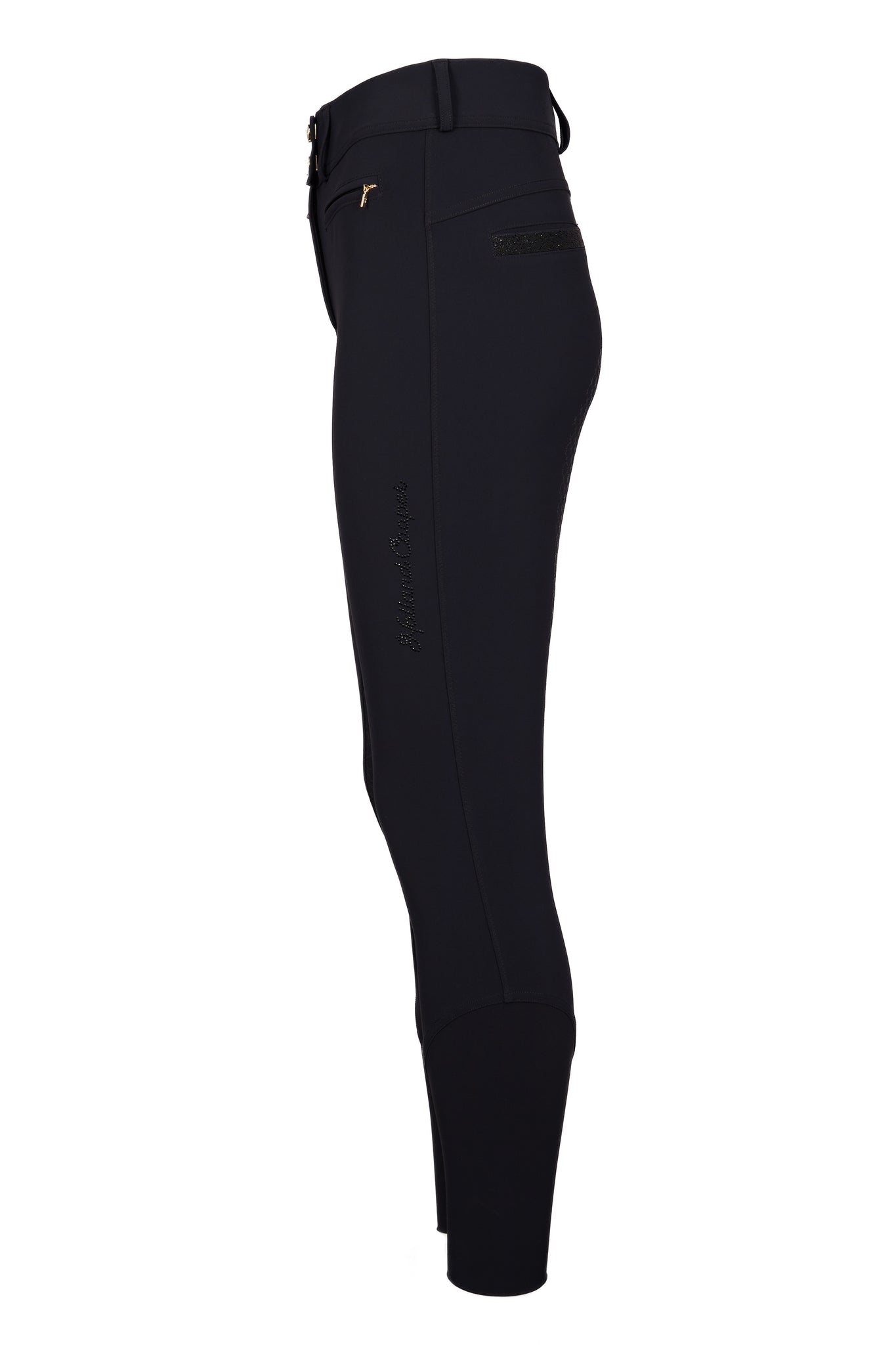 Premium Mid Rise Breeches (Black)