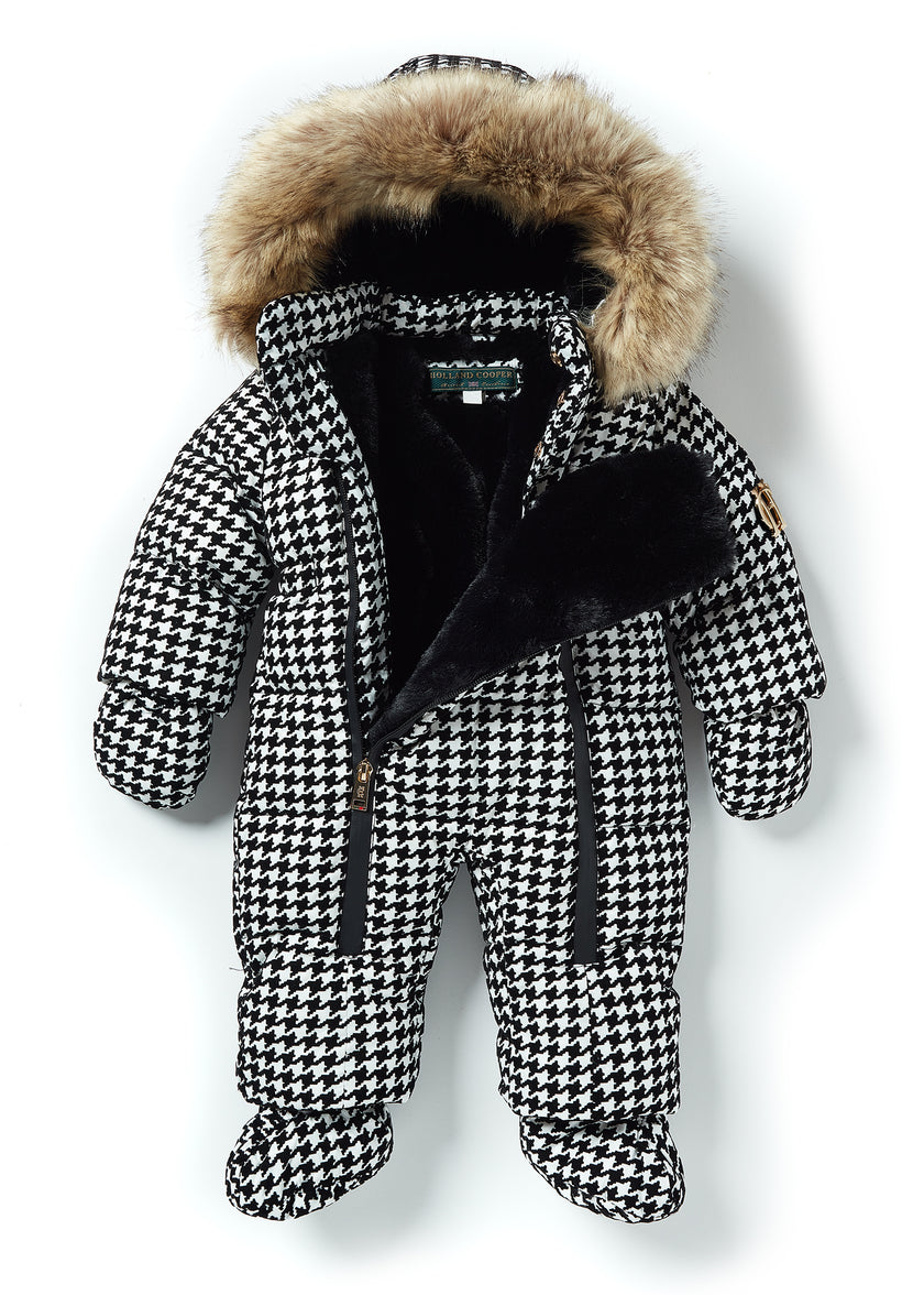 Mini Me - Houndstooth Snowsuit