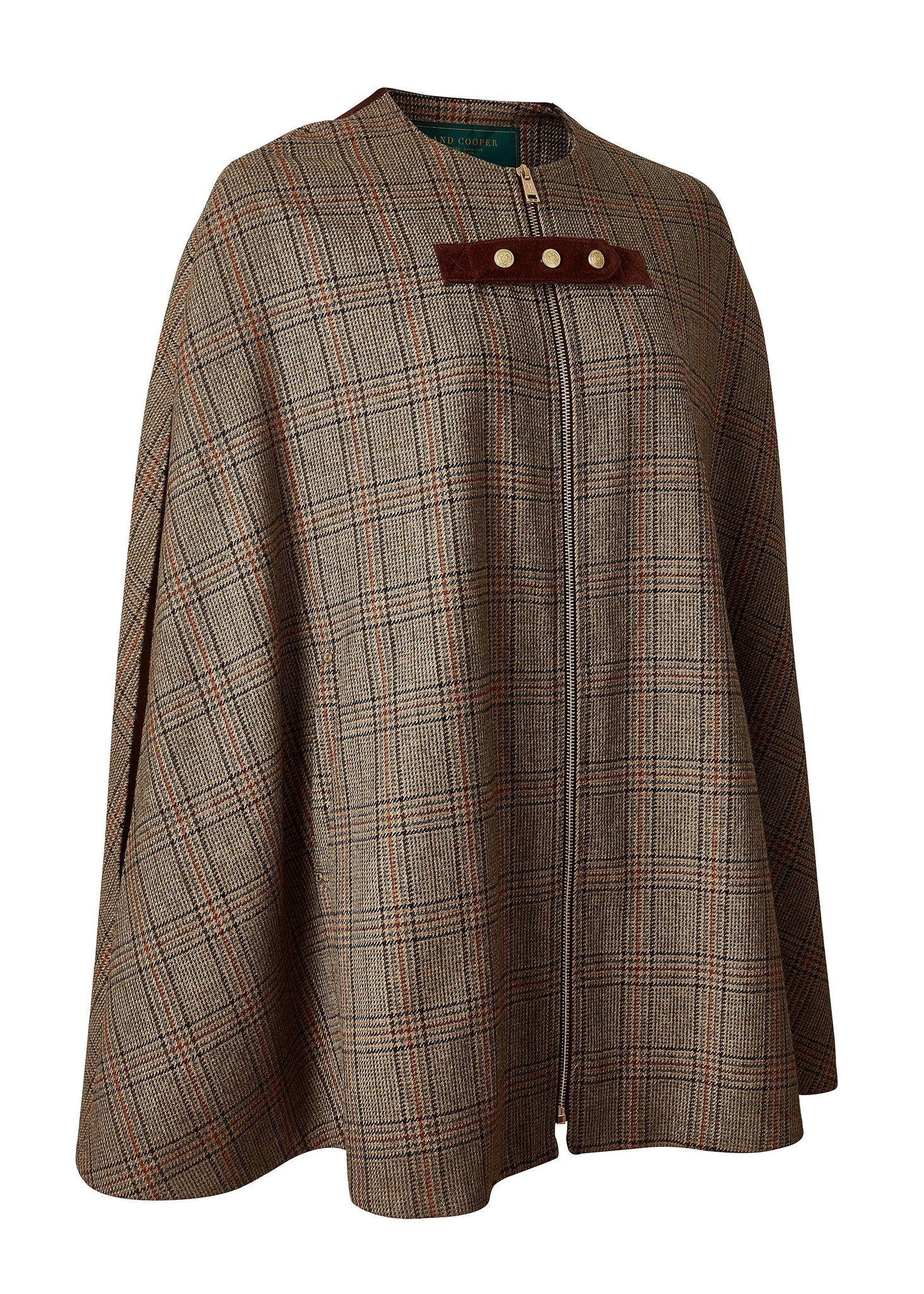 Slim Cape (Bourbon Tweed)