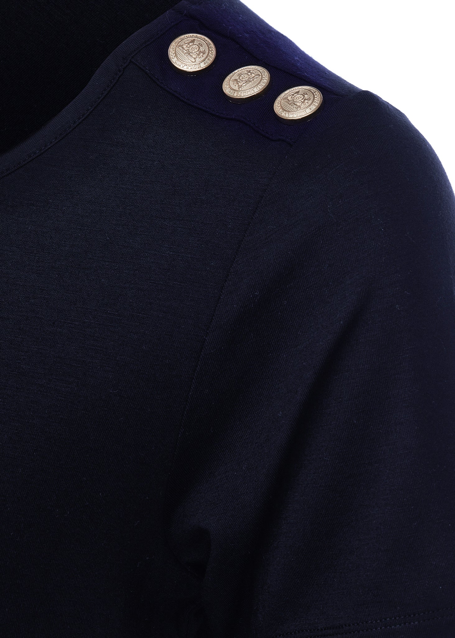 Long Sleeve V-Neck Tee (Ink Navy)