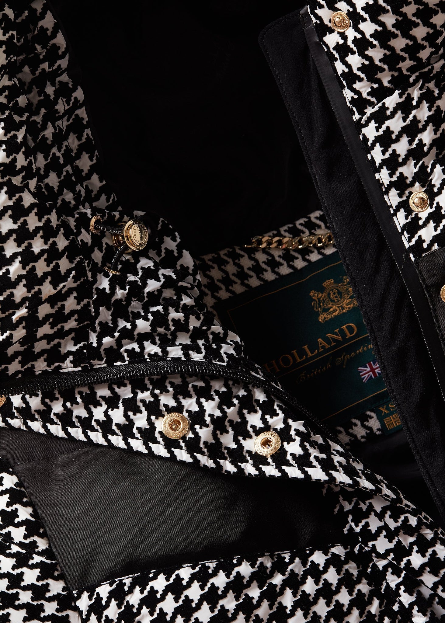 Vermont Puffer Jacket (Houndstooth)