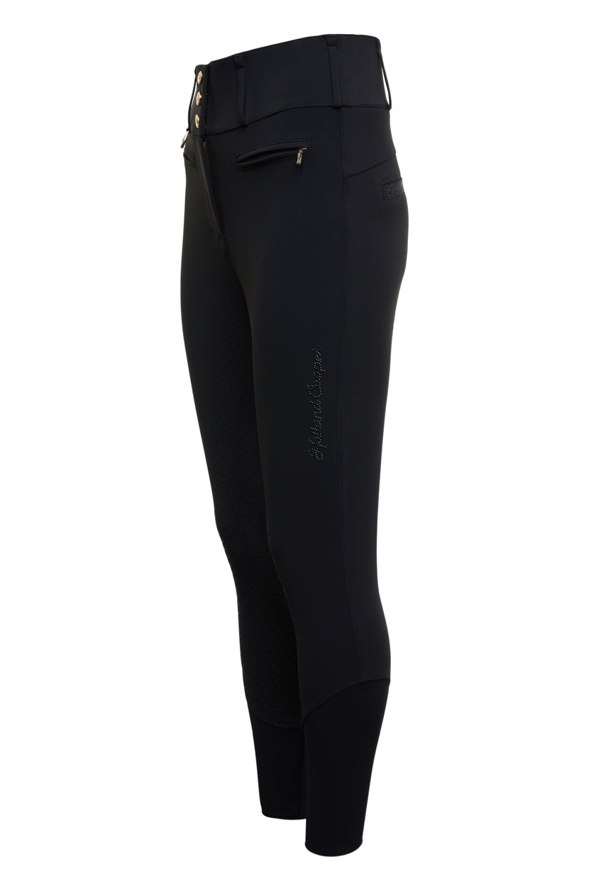 Premium High Rise Breeches (Black)